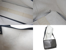 Load image into Gallery viewer, GOYARD ゴヤール カペシアン MM メッセンジャー ショルダーバッグ ゴヤールディンキャンバス シュヴロッシュカーフスキン ブラック 美品 中古 4c076007