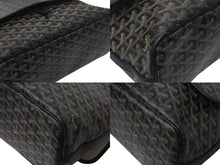 Load image into Gallery viewer, GOYARD ゴヤール カペシアン MM メッセンジャー ショルダーバッグ ゴヤールディンキャンバス シュヴロッシュカーフスキン ブラック 美品 中古 4c076007