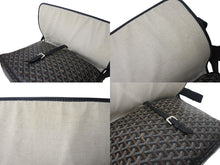 Load image into Gallery viewer, GOYARD ゴヤール カペシアン MM メッセンジャー ショルダーバッグ ゴヤールディンキャンバス シュヴロッシュカーフスキン ブラック 美品 中古 4c076007