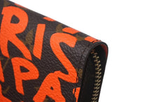 画像をギャラリービューアに読み込む, LOUIS VUITTON ルイヴィトン モノグラム グラフィティ ジッピー コインパース M93708 コインケース ブラウン オレンジ PVC 美品 中古 4c076009