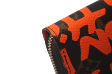 画像をギャラリービューアに読み込む, LOUIS VUITTON ルイヴィトン モノグラム グラフィティ ジッピー コインパース M93708 コインケース ブラウン オレンジ PVC 美品 中古 4c076009