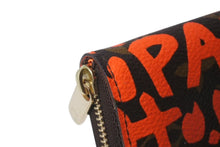 画像をギャラリービューアに読み込む, LOUIS VUITTON ルイヴィトン モノグラム グラフィティ ジッピー コインパース M93708 コインケース ブラウン オレンジ PVC 美品 中古 4c076009