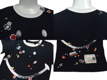 画像をギャラリービューアに読み込む, 未使用 Maison MIHARA YASUHIRO メゾンミハラヤスヒロ スマイリーフェイス半袖Tシャツ B14TS602 サイズ36 ブラック 中古 4c076022 