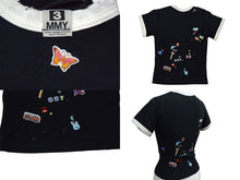 画像をギャラリービューアに読み込む, 未使用 Maison MIHARA YASUHIRO メゾンミハラヤスヒロ スマイリーフェイス半袖Tシャツ B14TS602 サイズ36 ブラック 中古 4c076022 