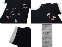 画像をギャラリービューアに読み込む, 未使用 Maison MIHARA YASUHIRO メゾンミハラヤスヒロ スマイリーフェイス半袖Tシャツ B14TS602 サイズ36 ブラック 中古 4c076022 