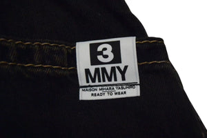 新品未使用 Maison MIHARA YASUHIRO メゾンミハラヤスヒロ ステッカープリント デニムベイカーパンツ J14PT124 サイズ46 中古 4c076024