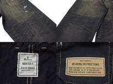 Load image into Gallery viewer, 新品未使用 Maison MIHARA YASUHIRO メゾンミハラヤスヒロ ステッカープリント デニムベイカーパンツ J14PT124 サイズ46 中古 4c076024