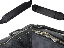 Load image into Gallery viewer, LOUIS VUITTON ルイヴィトン キーポル バンドリエール55 ボストンバッグ N41413 ダミエグラフィット ブラック 美品 中古 4c076029