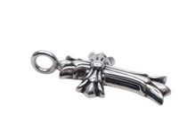 画像をギャラリービューアに読み込む, CHROME HEARTS クロムハーツ ダブルCHクロス チャーム ペンダント 2011/.925刻印 重量約5.1g シルバ−925 美品 中古 4c076032