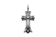 画像をギャラリービューアに読み込む, CHROME HEARTS クロムハーツ ダブルCHクロス チャーム ペンダント 2011/.925刻印 重量約5.1g シルバ−925 美品 中古 4c076032