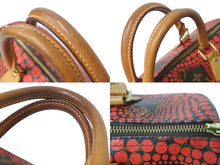 Load image into Gallery viewer, LOUIS VUITTON ルイヴィトン スピーディ30 ハンドバッグ M40693 モノグラム パンプキンドット 草間彌生 レッド 良品 中古 4c076037