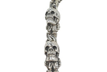 Load image into Gallery viewer, CHROME HEARTS クロムハーツ FOTI ラージ 2クリップファンシー ウォレットチェーン 重量約814g 全長約60cm シルバー925 美品 中古 4c076038