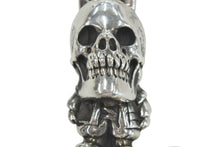 Load image into Gallery viewer, CHROME HEARTS クロムハーツ FOTI ラージ 2クリップファンシー ウォレットチェーン 重量約814g 全長約60cm シルバー925 美品 中古 4c076038