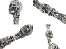Load image into Gallery viewer, CHROME HEARTS クロムハーツ FOTI ラージ 2クリップファンシー ウォレットチェーン 重量約814g 全長約60cm シルバー925 美品 中古 4c076038
