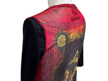 Load image into Gallery viewer, JEAN PAUL GAULTIER ジャンポールゴルチエ パワーネット 半袖Ｔシャツ レッド ナイロン サイズ 40 中古 4c076041