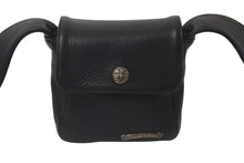 Load image into Gallery viewer, 極美品 CHROME HEARTS クロムハーツ HOTPOT CH PLUS ホットポット クロスボール ブラック レザー ショルダーバッグ 中古 4c076042