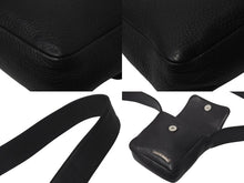 Load image into Gallery viewer, 極美品 CHROME HEARTS クロムハーツ HOTPOT CH PLUS ホットポット クロスボール ブラック レザー ショルダーバッグ 中古 4c076042