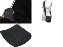 Load image into Gallery viewer, 極美品 CHROME HEARTS クロムハーツ HOTPOT CH PLUS ホットポット クロスボール ブラック レザー ショルダーバッグ 中古 4c076042