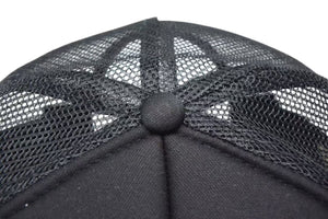 未使用 KAPITAL キャピタル キャップ DENIM REPAIR SERVICEpt トラックキャップ ポリエステル ナイロン 黒 黄色 中古 4c076043 