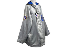 画像をギャラリービューアに読み込む, 未使用タグ付き 90s MLB ロサンゼルスドジャース STARTER ベンチコート 野茂茂雄 サイズM シルバー ブルー 中古 4c076053