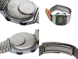 新品未使用 SEIKO ALBA セイコー アルバ 腕時計 Y822-4000 クォーツ デジタル文字盤 動作保証なし 未使用長期保管 グリーン 中古 4c076067