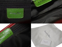 Load image into Gallery viewer, 新品同様 Christian Dior クリスチャンディオール サドルバッグ ハンドバッグ 01RU0074 ラスタカラー シルバー金具 04年 中古 4c076073