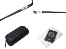 Load image into Gallery viewer, 新品同様 CHROME HEARTS クロムハーツ THE BEAST 1 ビーストワンサングラス ブルー ウッド GP ブラック ゴールド金具 中古 4c076077
