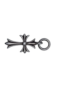 CHROME HEARTS クロムハーツ CH TINY CROSS タイニークロス チャーム ネックレス シルバー925 3.3g 美品 中古 4c076078