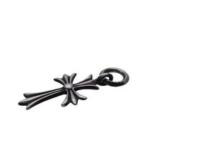 CHROME HEARTS クロムハーツ CH TINY CROSS タイニークロス チャーム ネックレス シルバー925 3.3g 美品 中古 4c076078