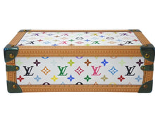 Load image into Gallery viewer, 新品同様 SPO LOUIS VUITTON ルイヴィトン トランク コフレ 8 モントル 時計ケース マルチカラー ホワイト 中古 4c076090