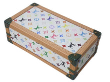 Load image into Gallery viewer, 新品同様 SPO LOUIS VUITTON ルイヴィトン トランク コフレ 8 モントル 時計ケース マルチカラー ホワイト 中古 4c076090