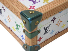 Load image into Gallery viewer, 新品同様 SPO LOUIS VUITTON ルイヴィトン トランク コフレ 8 モントル 時計ケース マルチカラー ホワイト 中古 4c076090