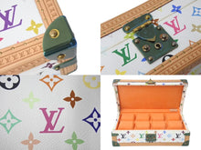 Load image into Gallery viewer, 新品同様 SPO LOUIS VUITTON ルイヴィトン トランク コフレ 8 モントル 時計ケース マルチカラー ホワイト 中古 4c076090