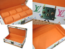 Load image into Gallery viewer, 新品同様 SPO LOUIS VUITTON ルイヴィトン トランク コフレ 8 モントル 時計ケース マルチカラー ホワイト 中古 4c076090
