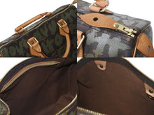 Load image into Gallery viewer, 極美品 LOUIS VUITTON ルイヴィトン ハンドバッグ スピーディ30 モノグラムグラフィティ カーキ M92194 ゴールド金具 中古 4c076092