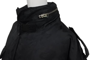 極美品 A BATHING APE アベイシングエイプ ダウンジャケット GORE-TEX カモ柄 ブラック ポリエステル サイズXL 中古 4c076121 