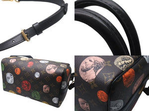 極美品 LOUIS VUITTON ルイヴィトン スピーディ バンドリエール25 M45910 モノグラム カメオ フォルナセッティ ブラウン 中古 4c076125