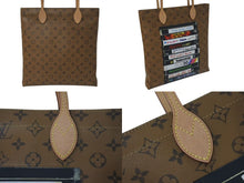 画像をギャラリービューアに読み込む, LOUIS VUITTON ルイヴィトン キャリーイット トートバッグ M45198 VHSプリント ブラウン ゴールド金具 美品 中古 4c076126