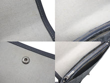 Load image into Gallery viewer, 極美品 GOYARD ゴヤール プリュメ ポーチウォレット ショルダーバッグ PLUMETPMLTY51CL51P グレー シルバー金具 中古 4c076127