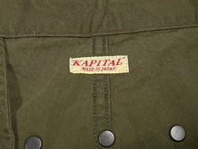 画像をギャラリービューアに読み込む, 未使用 KAPITAL キャピタル ジャンボカーゴパンツ EK1374LP サイズ3 カーキ コットン ナイロン 中古 4c076130 