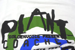 新品未使用品 CPFM シーピーエフエム COACHELLA コーチェラ コラボ 長袖Ｔシャツ 発泡プリント ホワイト コットン サイズS 中古