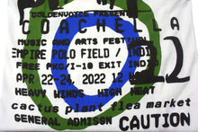 Load image into Gallery viewer, 新品未使用品 CPFM シーピーエフエム COACHELLA コーチェラ コラボ 長袖Ｔシャツ 発泡プリント ホワイト コットン サイズS 中古