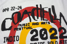 Load image into Gallery viewer, 新品未使用品 CPFM シーピーエフエム COACHELLA コーチェラ コラボ 長袖Ｔシャツ 発泡プリント ホワイト コットン サイズS 中古
