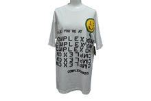 Load image into Gallery viewer, 新品未使用 CPFM カクタスプラントフリーマーケット COMPLEX CON コンプレックス コン Smile! 半袖Tシャツ ホワイト サイズS 中古 4c076135