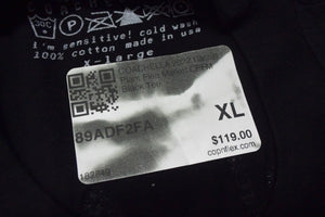 極美品 CPFM シーピーエフエム COACHELLA コーチェラ コラボ 半袖Ｔシャツ 発泡プリント ブラック コットン サイズXL 中古 4c076136