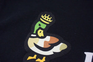 HUMAN MADE ヒューマンメイド I KNOW NIGO 半袖Tシャツ 86BF79A6 ブラック ホワイト グリーン イエロー サイズS 美品 中古 4c076137