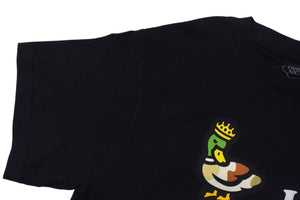 HUMAN MADE ヒューマンメイド I KNOW NIGO 半袖Tシャツ 86BF79A6 ブラック ホワイト グリーン イエロー サイズS 美品 中古 4c076137