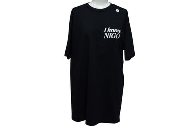 HUMAN MADE ヒューマンメイド I KNOW NIGO 半袖Tシャツ 3EE70A1B ブラック ホワイト グリーン イエロー サイズS 美品 中古 4c076139 