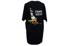 画像をギャラリービューアに読み込む, HUMAN MADE ヒューマンメイド I KNOW NIGO 半袖Tシャツ 3EE70A1B ブラック ホワイト グリーン イエロー サイズS 美品 中古 4c076139 