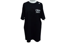 Load image into Gallery viewer, HUMAN MADE ヒューマンメイド I KNOW NIGO 半袖Tシャツ 3EE70A1B ブラック ホワイト グリーン イエロー サイズM 美品 中古 4c076140